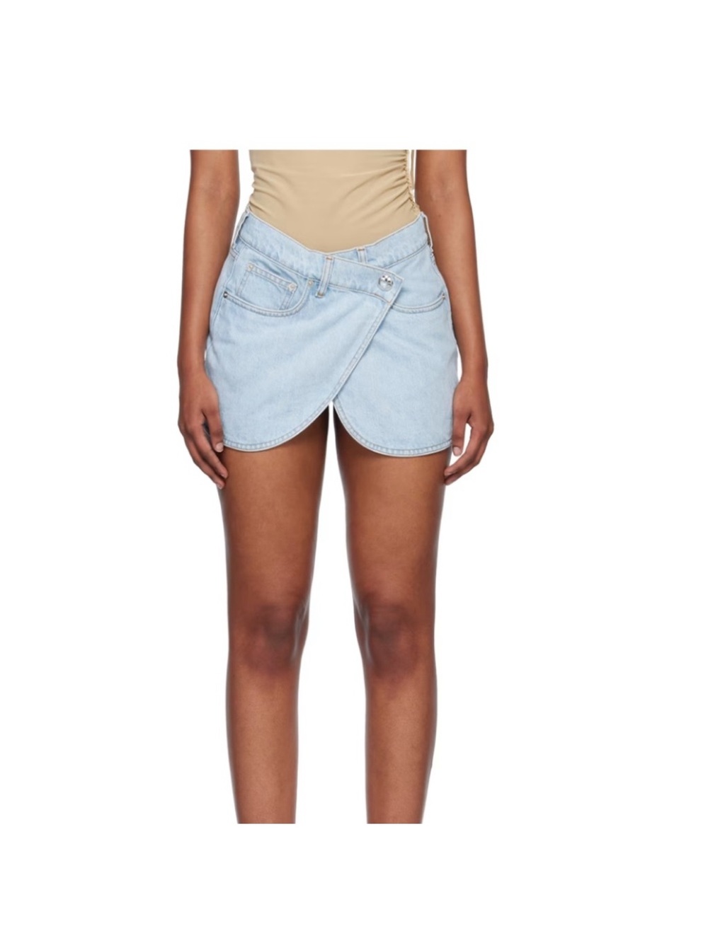 Coperni Light Blue Denim Skirt